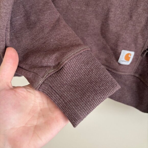 Carhartt Pullover Midweight Hooded Jacket Purple Mauve Women’s Size S - Picture 7 of 10